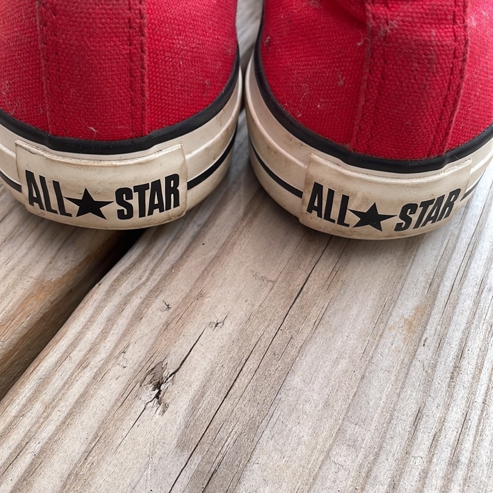 Converse All-Star Ox Red Unisex Sneakers Size W6/ M4 - Picture 4 of 9